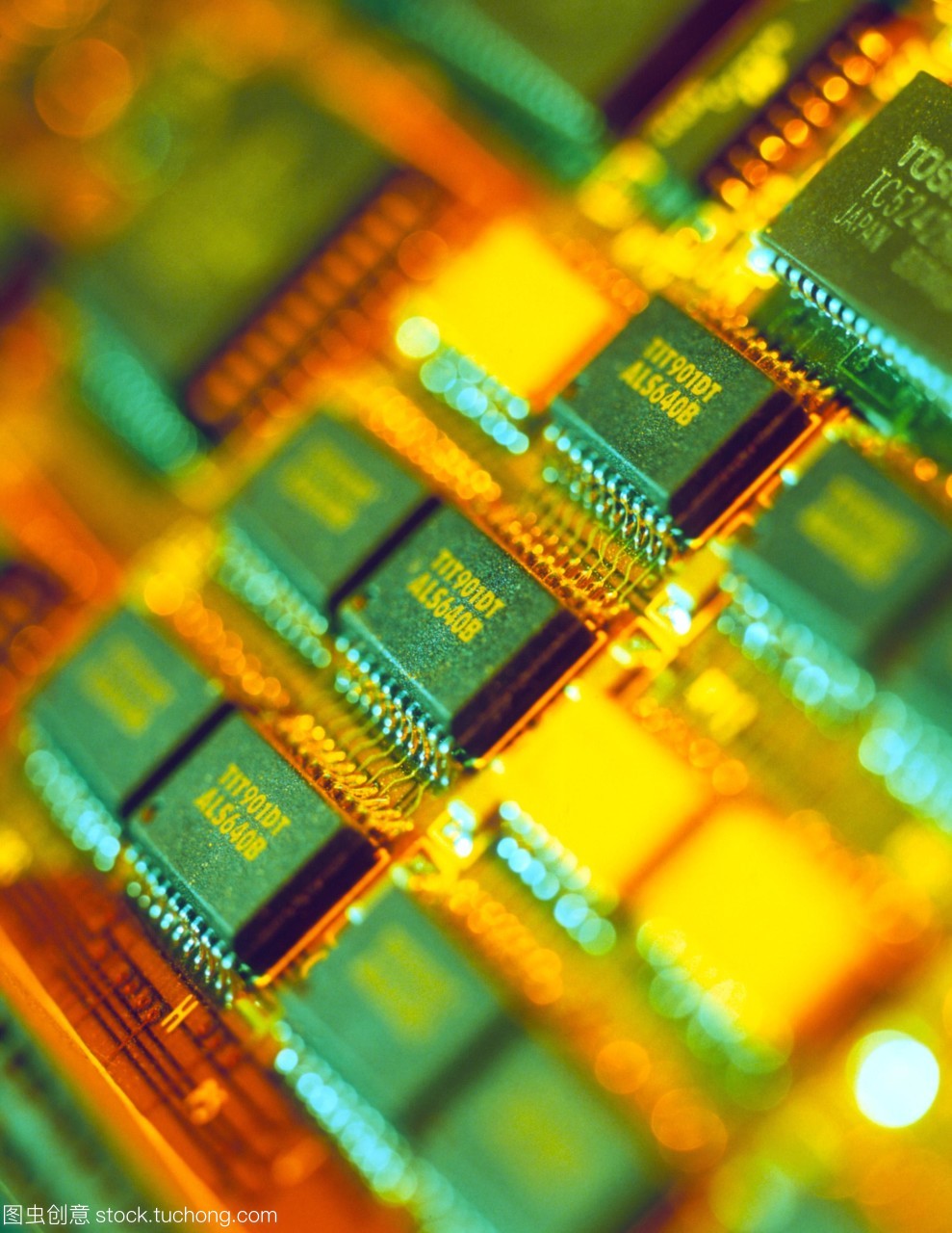 苹果Macintosh电脑电路板 电子元件的精密布局与应用